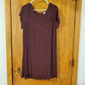 Mossimo supply Co. Black and red t-shirt dress